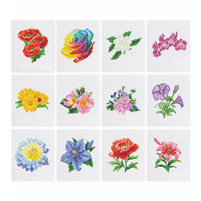 Blumenmeer 12er SET - Diamond Painting