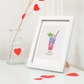 Bunte Cocktail-Träume 12er SET - Diamond Painting