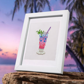 Bunte Cocktail-Träume 12er SET - Diamond Painting