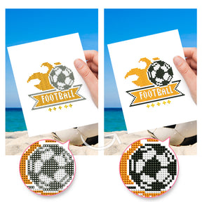 Fußballfan 12er SET - Diamond Painting