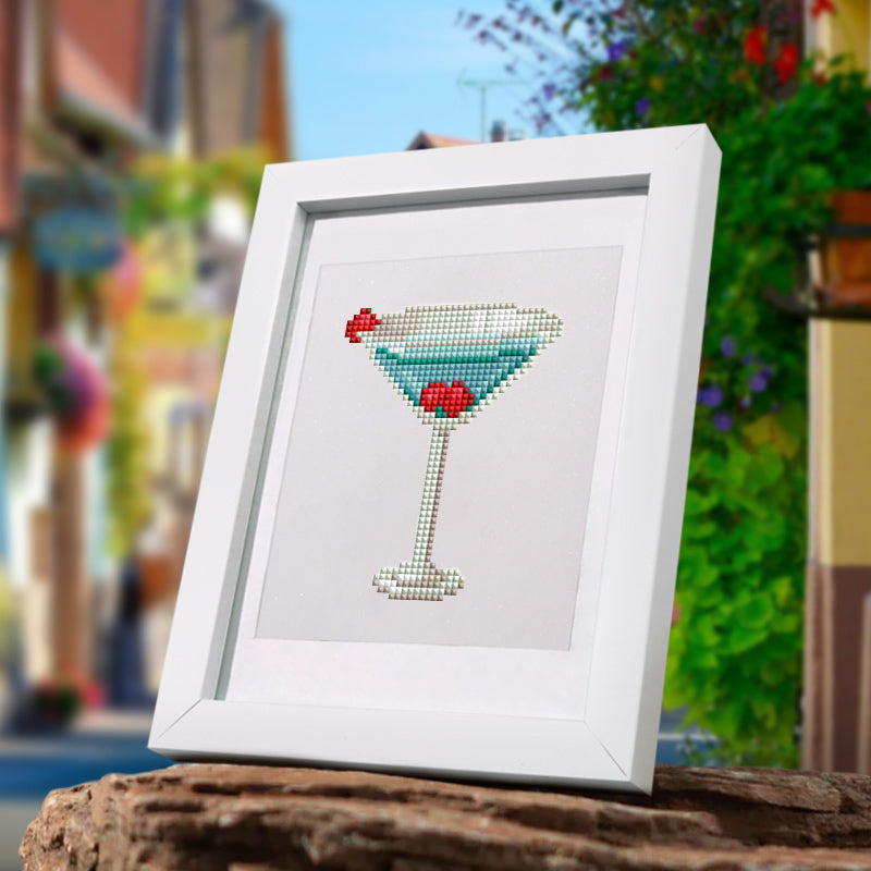 Bunte Cocktail-Träume 12er SET - Diamond Painting